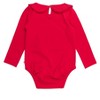 RuffleButts Baby Girls Knit Long Sleeve Ruffle Peter Pan Bodysuit - 2 of 4