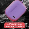Vena For Apple AirPods Pro 3 Case Cover Silicone, Protective Cover Compatible with MagSafe AirPods Pro Gen 3 3rd Generation, Purple - 2 of 4