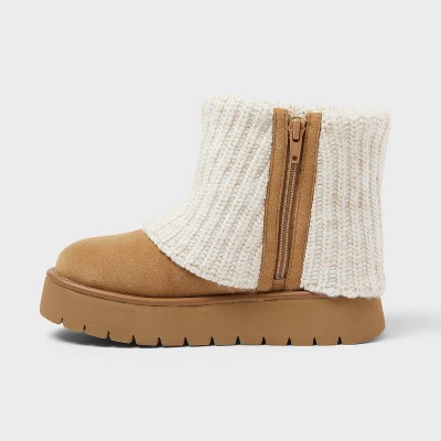 Kids' Keiko Faux Suede Style Boots - art class