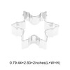 Unique Bargains Pastry Cutter Christmas Hat-Shaped Dishwasher Safe Stainless Steel Silver Tone 1Pcs - 3 of 4