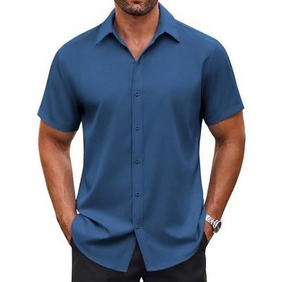 target mens dress shirts Men's Slim Bring a cool vibe to your wardrobe with this Short Men's Dress Shirts & Ties
