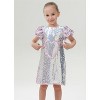 2Bunnies Girls' Reversible Sequin Puff Sleeve Dress - 2 of 4