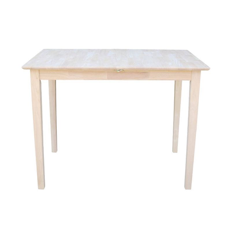 Counter Height Extendable Dining Table with Butterfly and Shaker Styled Legs - International Concepts, 4 of 12