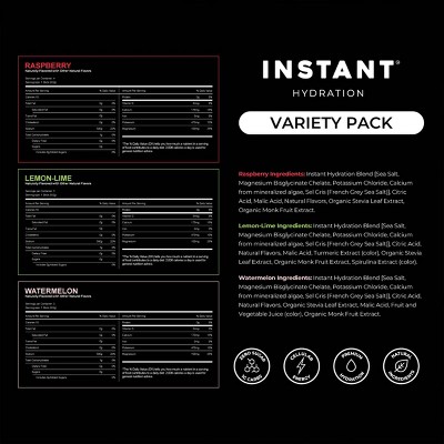 Instant Hydration Variety Pack Electrolyte Drink Mix Sports Drink - 10ct/75.5gms