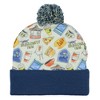 Gilmore Girls Beanie Stars Hallow Lukes Diner Chilton Dragonfly Inn Fleece Sublimated Overlay Knit Cuffed Winter Hat OSFM Multicolored - 2 of 4