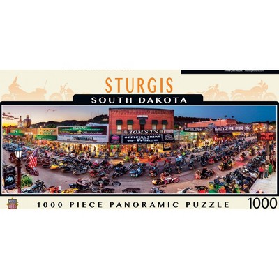 MasterPieces American Vistas Puzzles Collection - Sturgis 1000 Piece Panoramic Jigsaw Puzzle