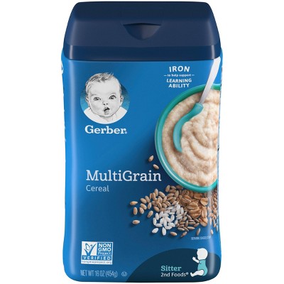 gerber cereal stages