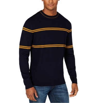 Club Room Mens Double Striped Pullover Sweater