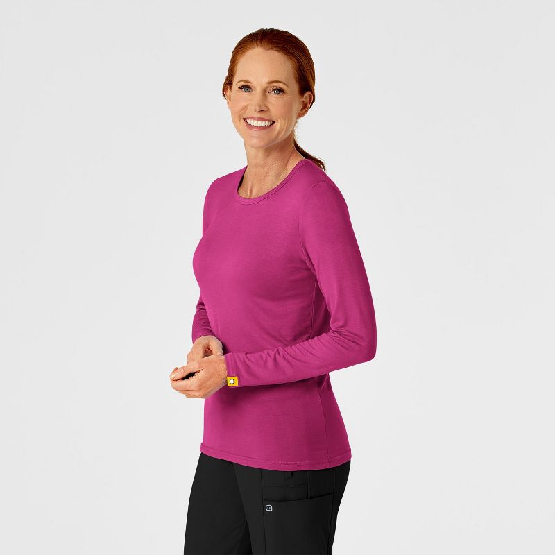 Wink Knits and Layers Women's Long Sleeve Silky Tee, 4 of 8