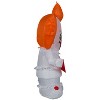 Gemmy Airblown Inflatable Stylized Pennywise Warner Brothers, 4 ft Tall, Multicolored - 3 of 4
