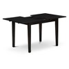 East West Furniture,Dining Table Black - 4 of 4
