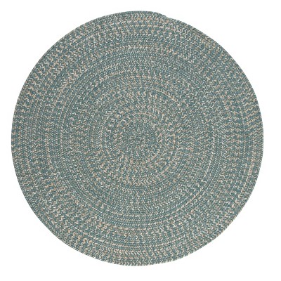 Colonial Mills Tremont Braided Rug, Teal 5' round, Round Shape