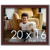 PosterPalooza | Minimalist Brown Picture Frame - UV Acrylic, Backing Board, Hanging Hardware Included - 2 of 4