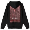 Junji Ito Uzumaki Women's Black Long Sleeve Hooded Sweatshirt - 3 of 4