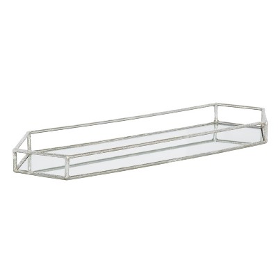 Kate and Laurel Felicia Tray, 26x8, Silver