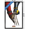 Trends International Marvel Deadpool & Wolverine - Claws Teaser One Sheet Framed Wall Poster Prints - 3 of 4