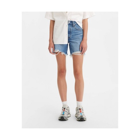 Levi's® Women's 501™ Mid-rise Jean Shorts - Well Sure 24 : Target