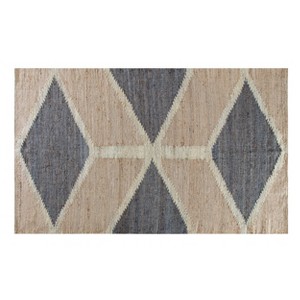 Mountains of the Moon Jute Area Rug Natural/Ivory/Gray - Anji Mountain - 1 of 4