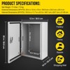 COZONY NEMA 4X Waterproof Steel Electrical Box, IP66 Dustproof, Outdoor/Indoor Electrical Junction Box, Lockable Junction Box - 2 of 4