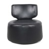 29.13" W Swivel Chair With 360° Silent Rotating Base Modern Accent Round Swivel Barrel Chairs, Wide Swivel Chair - 2 of 4