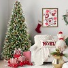 Resenkos Artificial 7ft  LED-lit Christmas Tree with 2178PE/PVC Mixed Branch Tips,Red fruit and Pine cone - 4 of 4