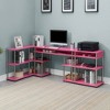 Breighton Home Designs2Go No Tools Desk Printer Stand and Console Table Set - 2 of 4
