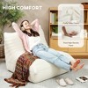 QingMoon Bean Bag Sofa, Lounge Reading Couch, Memory Foam Floor Chair, Comfy Reading Nook Chair for Bedroom, Living Room, Office - 3 of 4