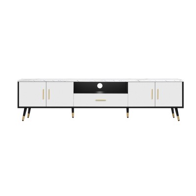 Bella Depot 71''W Modern TV Stand with 2 Cabinets