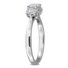 CREATED FOREVER | Sterling Silver 1.03 CT TW Lab-Grown Diamond 3-Stone Engagement Ring - 2 of 4