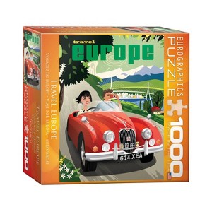 EuroGraphics Travel Europe Jigsaw Puzzle -1000pc - 1 of 3