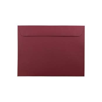 JAM Paper 9 x 12 Booklet Envelopes Dark Red 31511309