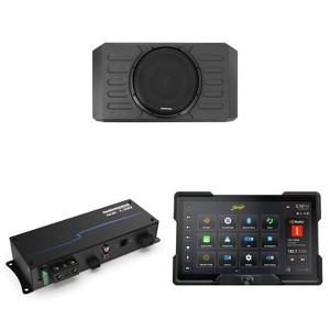 Stinger SRX-JK11128 HORIZON12 12" Multimedia Infotainment Display With Integration & Installation Kit with TXJWB12 JLK Loaded 12" Subwoofer Sealed ... - 1 of 4