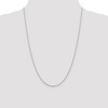 Black Bow Jewelry 1.4mm Sterling Silver Solid Diamond Cut Cable Chain Necklace - 2 of 4