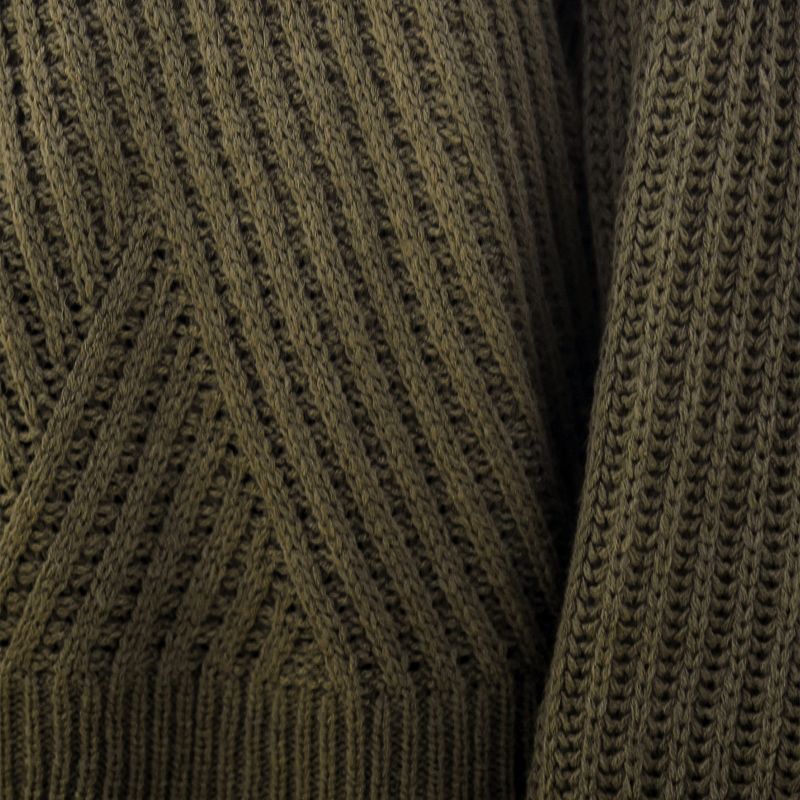 Women's Dark Green Chunky Knit Turtleneck Sweater - Cupshe, 2 of 8