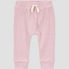 Carter's Just One You® Baby Girls' 4pc Apple Top & Bottom Set - Gray/Pink - 3 of 4