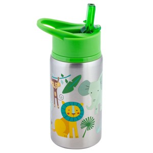 Stephen Joseph Gifts Kids Flip Top Stainless Steel Bottles - 1 of 3