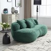 SYFERLORY COOLMORE Bean Bag sofa Lazy Sofa Durable Comfort Lounger High Back Bean Bag Chair Emerald - 2 of 4