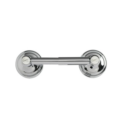 LunaLulinlk Screw or Glue Wall-Mounted Toilet Paper Holder in Chrome