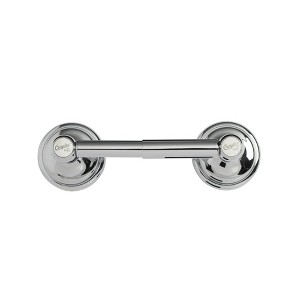 LunaLulinlk Screw or Glue Wall-Mounted Toilet Paper Holder in Chrome - 1 of 4