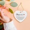 Meemaw Gifts Ceramic Ornaments, Meemaw Definition Heart Hanging Ornament Decor Decorations for Christmas Tree Car - 4 of 4