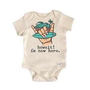 Hawaii Shaka Newborn Baby Onesie® Bodysuit GS1 - 1 of 4