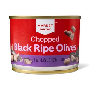 Chopped Black Ripe Olives - 4.25oz - Market Pantry™ - 1 of 4