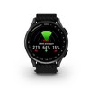 Garmin Approach S50 GPS Golf Smartwatch (Slate Aluminum Bezel, Black Nylon Band) - 2 of 4