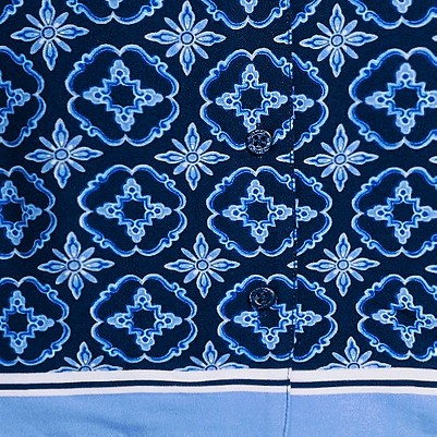 deep sea border tile