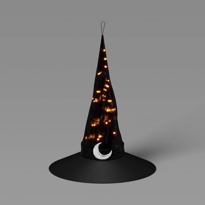 36" Lit Oversized Witch Hats Halloween Decorative Prop Black - Hyde and EEK! Boutique™