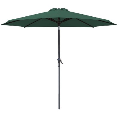 9' x 9' Outdoor Market Patio Umbrella with Push Button Tilt - Devoko