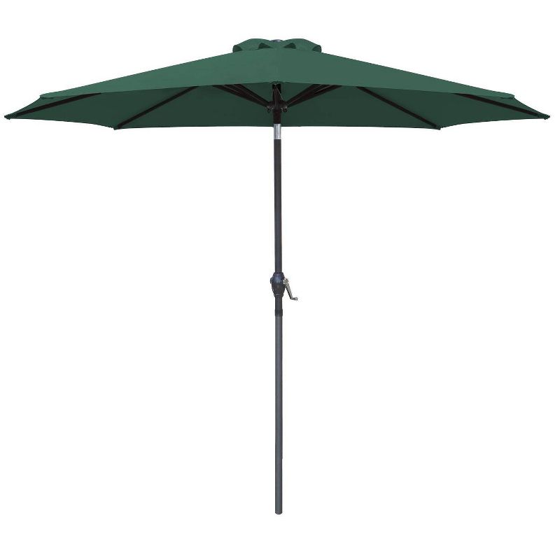 9' x 9' Outdoor Market Patio Umbrella with Push Button Tilt - Devoko, 1 of 7