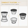 Lyngins Ceramic Garden Stool with Double-Coin Knotted Ring Design, Outdoor Side Table for Patio, Versatile Patio End Table, Decorative Outdoor Table - 4 of 4