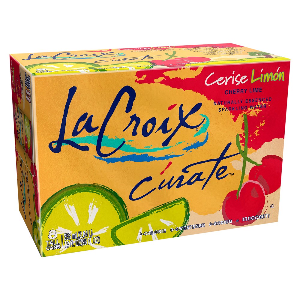 UPC 073360772023 product image for La Croix Curate Cherry Lime Sparkling Water 12 oz 8 pk | upcitemdb.com