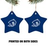 Blinn College Primary Logo StarShaped Porcelain Holiday Christmas Tree Ornament  3.1" - 2 of 4